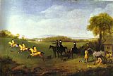 George Stubbs Wall Art - Racehorses Belonging to the Duke of Richmond Exercising at Goodwood